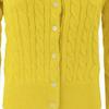 Polo Ralph Lauren Solid Color Single-Breasted Round Neck Long Sleeve Knit Sweater Women Sweater Yellow 211891643-011