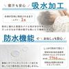 un doudou Waterproof Sweat Absorbing Baby Bed Pad, 2-in-1, 70 x 120 cm, Plain, Gray, 100% Cotton, Quilted, Pile Fabric, Water Absorbent, Rubber on Fou