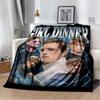 Handsome Star JJosh Hutcherson Soft Flannel Throw Blanket for Bed Home Picnic  Comfortable Cozy Blanket for Kids and Adults