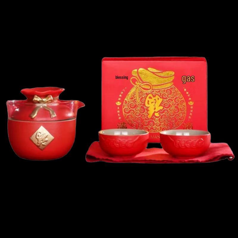 

He Yuxi Portable Ceramic Travel Tea Set
