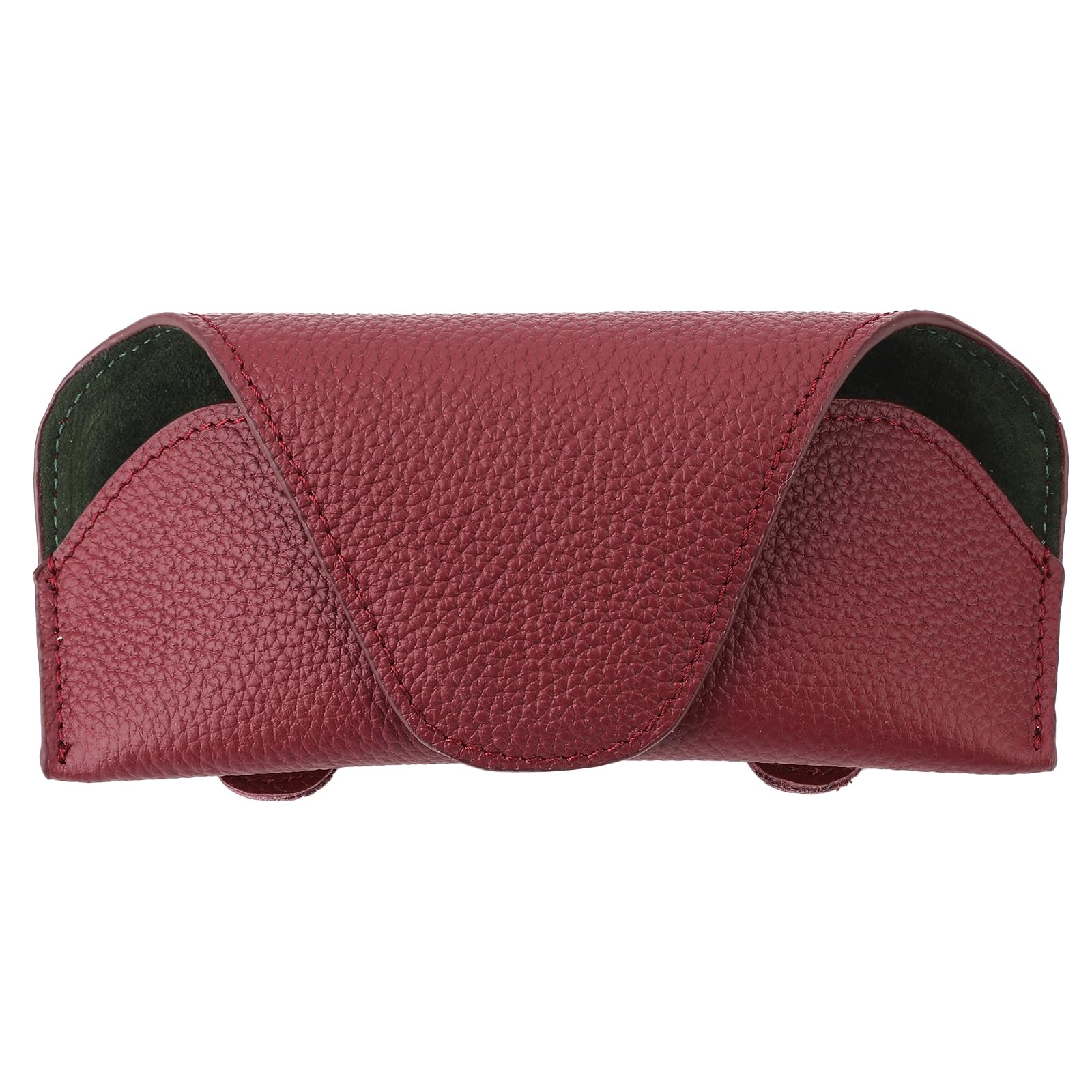 

Car Visor Sunglasses Leather Car Glasses Holder Visor Accessory Glasses Holder Glasses Storage Box Holder, Clip, (Red)