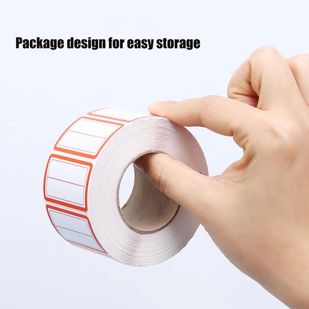 Colorful Plain Name Tag Labels 1000 Stickers Name Tag Stickers 3 1/2X2 1/4 Name Labels for Office, Meeting, School and Home