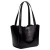 Coach Hadley Refined Cow Leather Handbag, Shoulder Bag Large Women's Black CCF05-SVBK