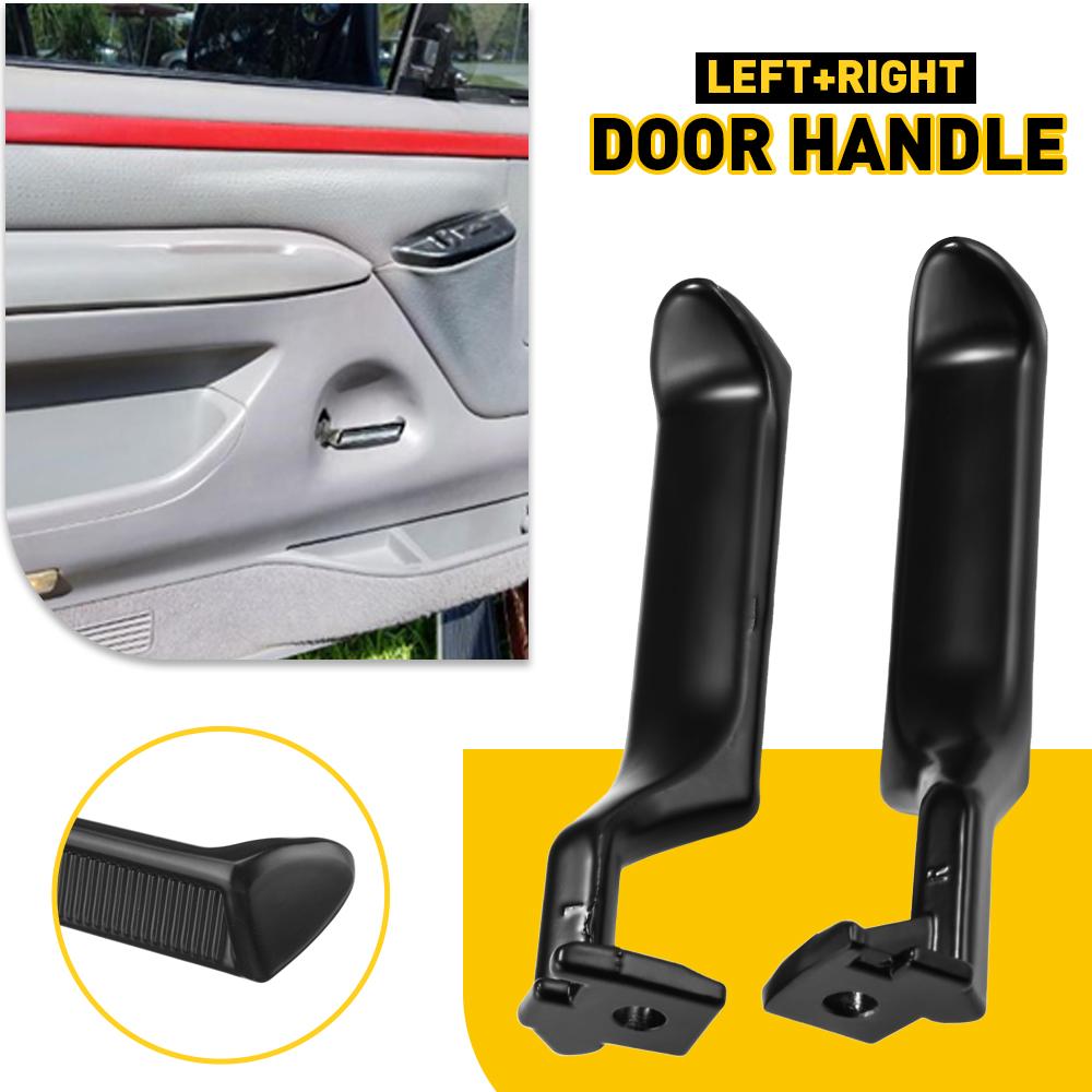 Car Interior Door Handle Front Rear Left Right Door Panel Pull Handle For Ford Bronco F150 F250 F350 F53 F59 F800 Truck1987-1998