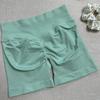 European & American High-Waist Tummy-Control Peach Butt Sports Shorts: Slimming, Quick-Dry Yoga & Running Gear