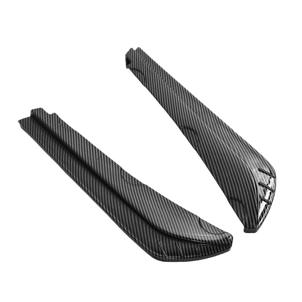 2PCS Rear Bumper Lip Splitter Canard Protector Left Right Side 40cm Anti Collision Rear Bumper Diffuser Spoiler