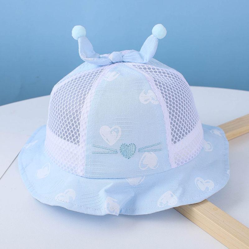 Baby Summer Sun Hat With Large Brim And Breathable Cotton For Toddler Girls And Boys