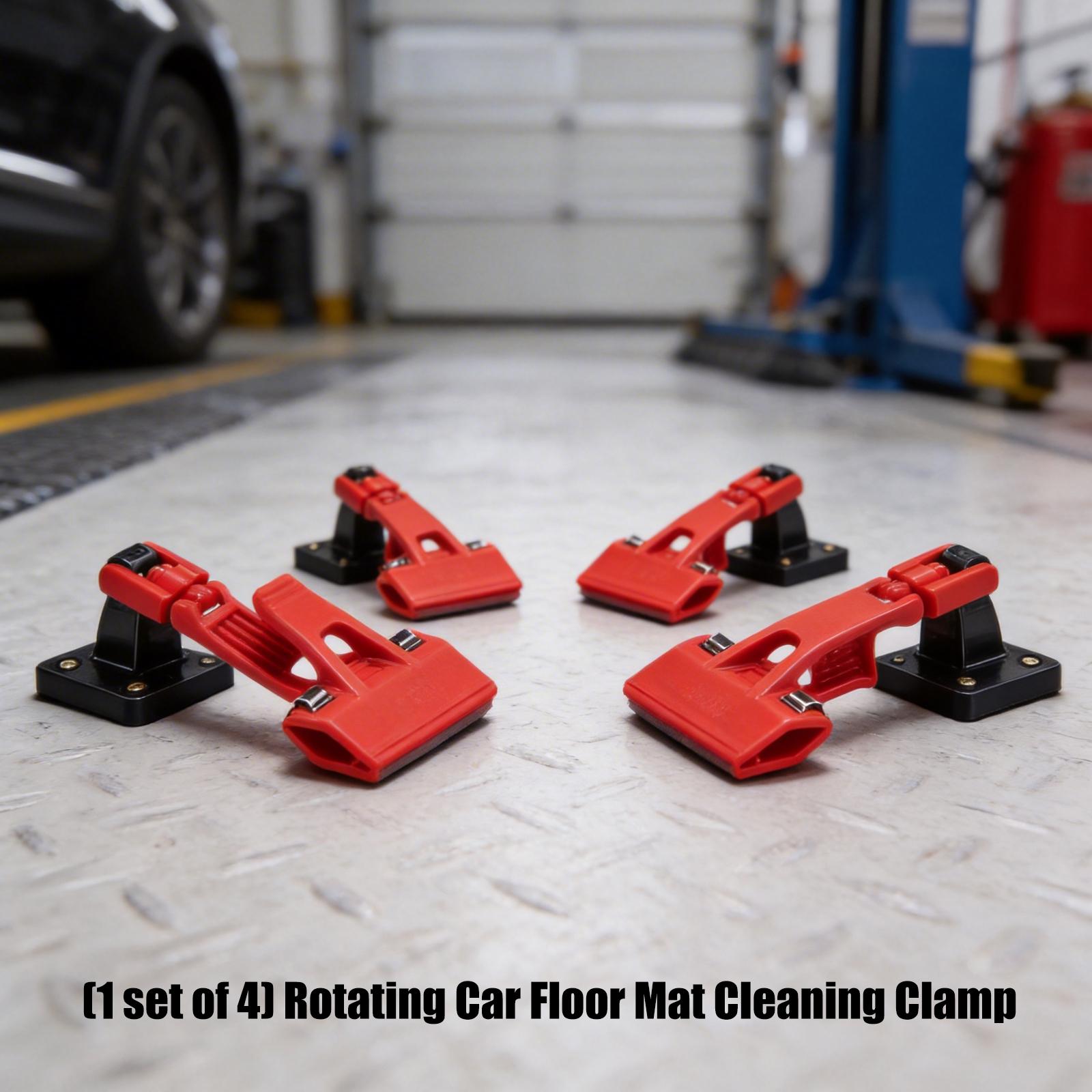

4lots Heavy Duty Rotating Carpet Cleaning Clip Wall Mountable Car Mat Cleaning Tool Easy Storage And Quick Installation 1