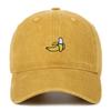 Adjustable Baseball Hat Banana Embroidered Sun Protection Hat Fashion Duck Tongue Hat  Outdoor