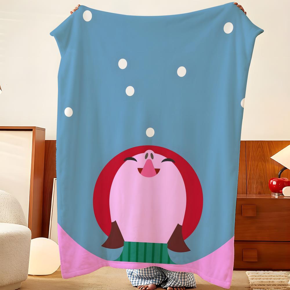 Artist A-Andy H-Huang Throw Flannel Throw Blanket, Lightweight Cozy, Durable Washable Cute Cool