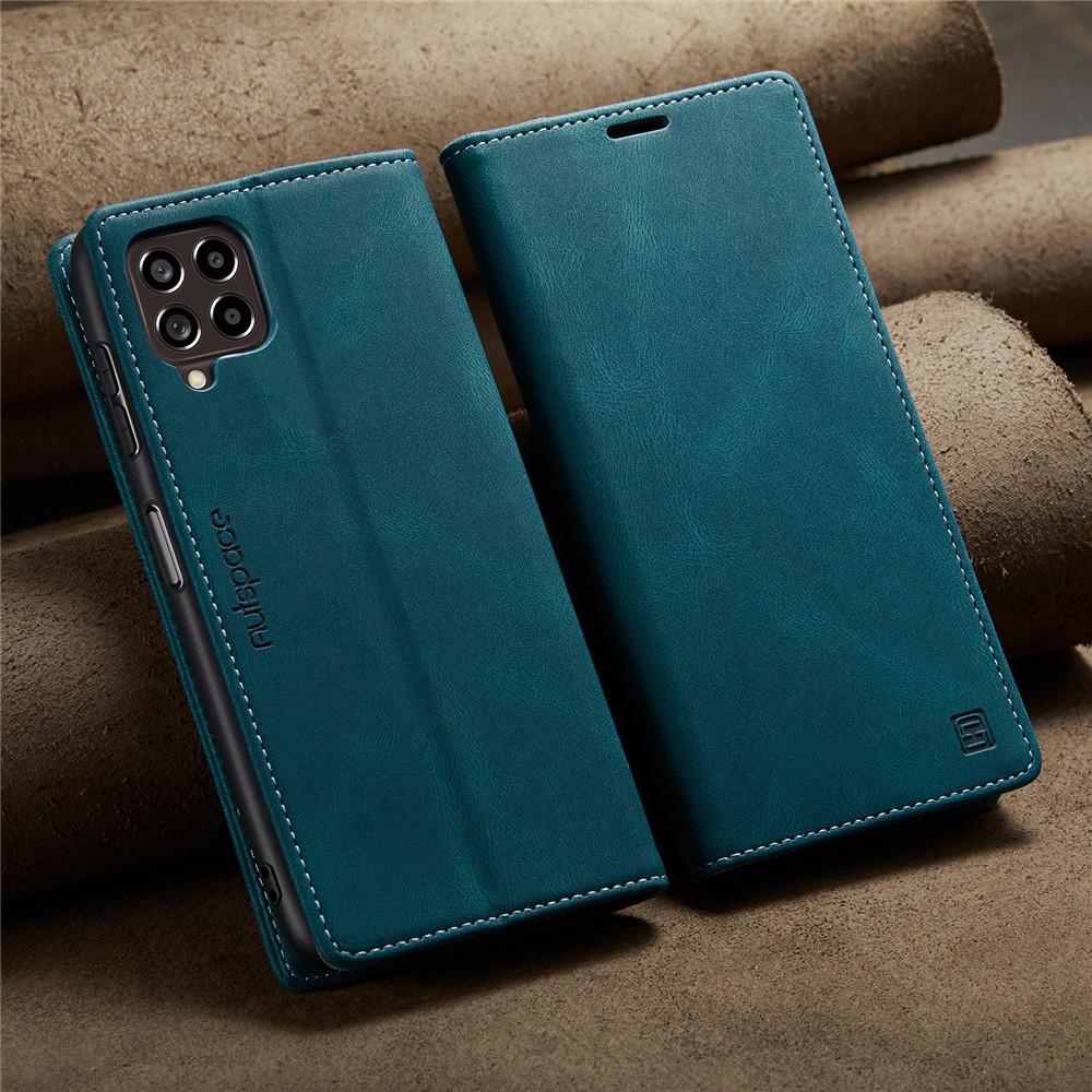 Luxury Genuine Leather Magnetic Wallet Flip Case for Samsung Galaxy M53 M33 M13 M32 M31 M12 M23 Card Slot Stand Shockproof Foldable Protection Cover