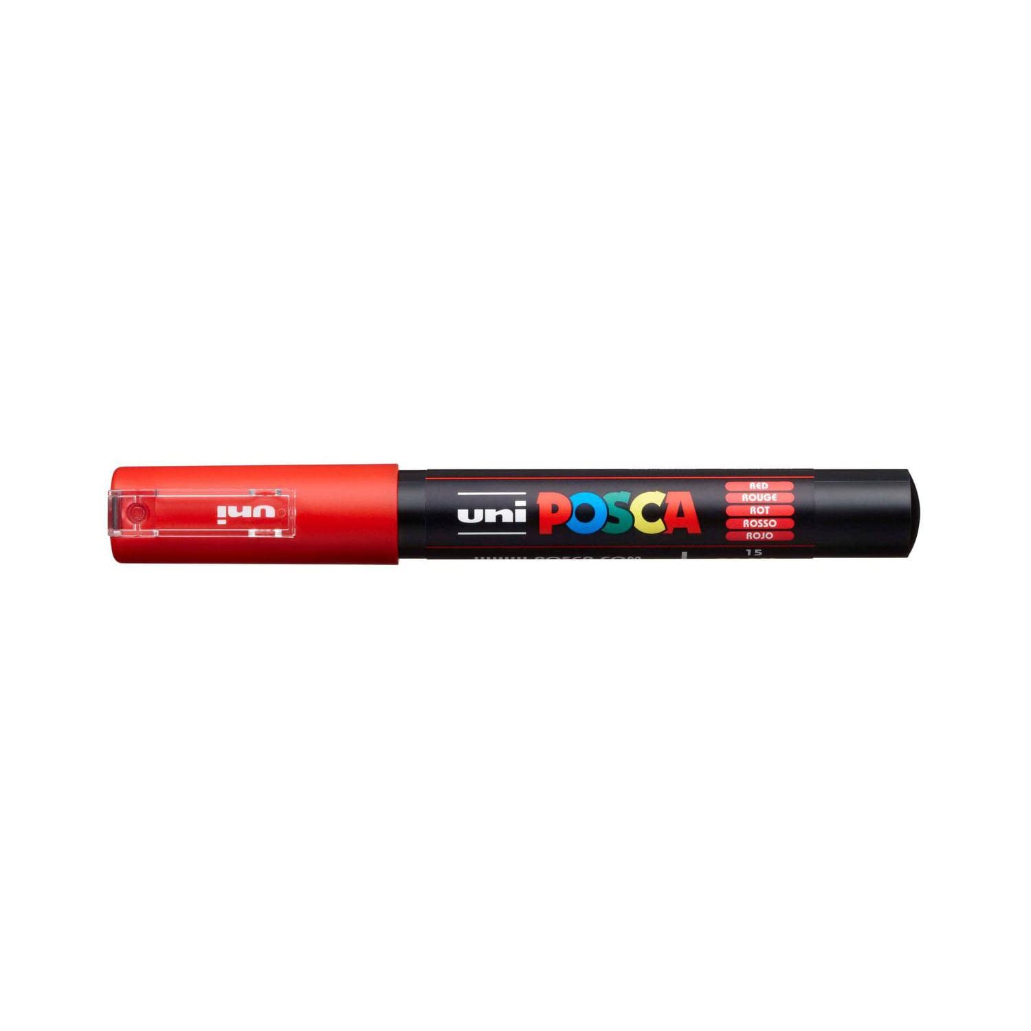 

Mitsubishi Pencil Uni Posca Extra Fine Red Set of 2 Pencils, красный