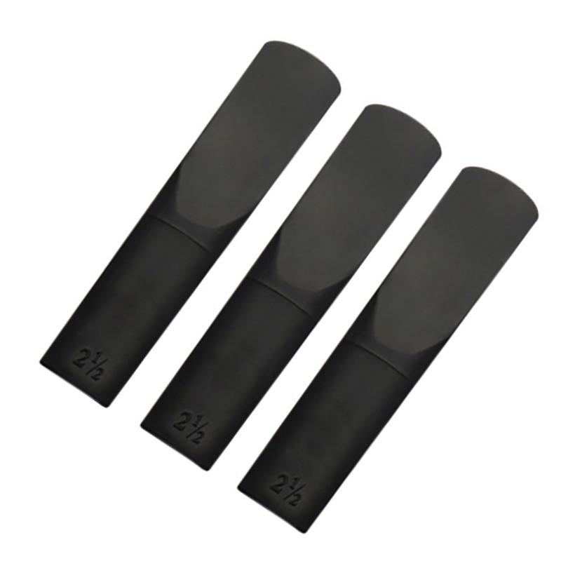 3Pcs Resin Sax Reed Set Musical Instruments Accessory Reeds Replacement for Beginner Tenors/Alto/Soprano Saxophone Reeds