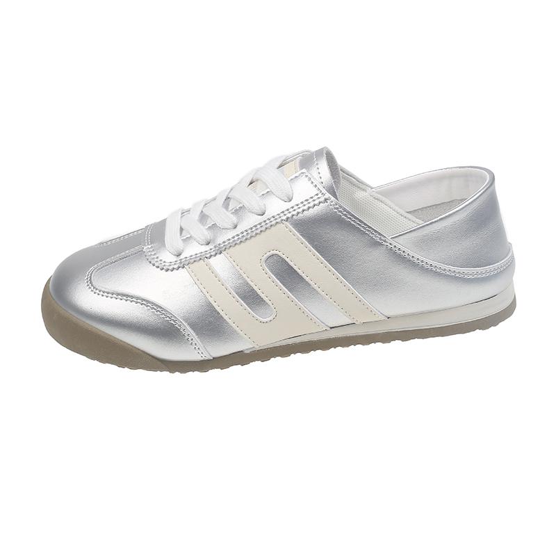 Aphixta 2024 Hot Sale Women Flat Shoes German Army Trainer Lace Up Round Toe Spring Autumn Casual Shoes Loafers Ladies Shoes