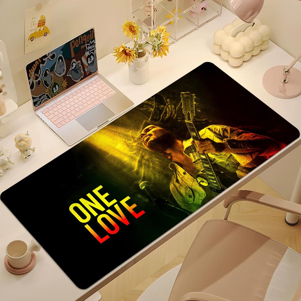 BBob Marley One Love Mouse Pad Nonslip Thickened MousePad Large Writing Lockedge Office Student Gaming Cushion