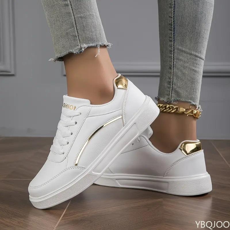 Fashion Spring Autumn new casual comfortable women's shoes for work  commuting simple versatile breathable women's white shoes