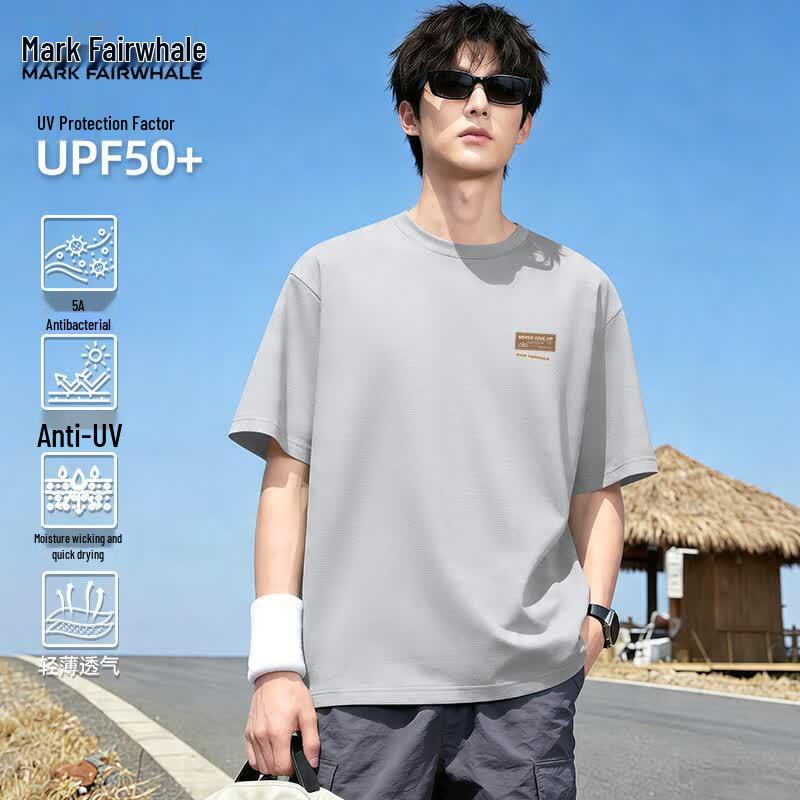 Mark Fairwhale Men's Quick-Dry Sun Protection Round Neck T-Shirt