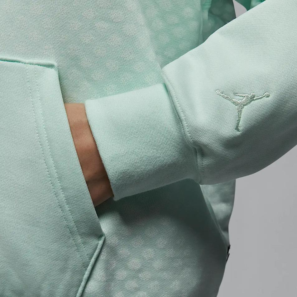 Jordan As W J Flt Flc Cny Limited Edition Simple Comfortable Soft Hoodie Women Hoodies Light-Green HQ6072394