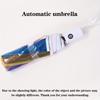 umbrella Colorful transparent automatic umbrella Travel lightweight folding umbrella Wind and rain resistant three fold umbrella