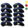 10pcs Shockproof Golf Club Headcover Neoprene Golf Club Head Protector  Outdoor Golf