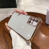 Case for Samsung Galaxy A71 4G,A51 4G Electroplated Color Border Clear Phone Casing Cover