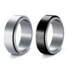Men's Trendy Titanium Steel Rotating Ring - 8MM Width
