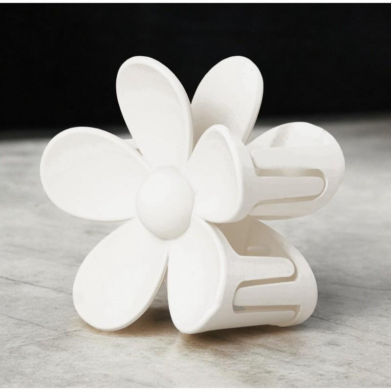 Hair Clip Flower White Strong Hair Ornament For Women