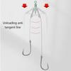 Y-Shaped Swivel Ring Fishing Subline Splitter Divider Space Beans Fishing Tackle Connector Silica Gel Three-Fork