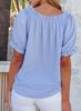 Camicia Bardot con Volant - Nuovi Arrivi Primavera/Estate 2026 per Donna - Stile Europeo & Americano