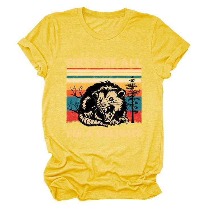 Unisex Summer Delight Round Neck T-Shirt