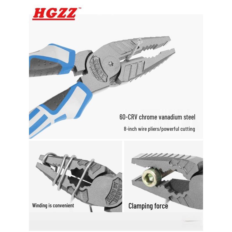 Universelle Industriequalität Multifunktionszange - Spitzzange, Kraftsparende Drahtschneider & Abisolierzange