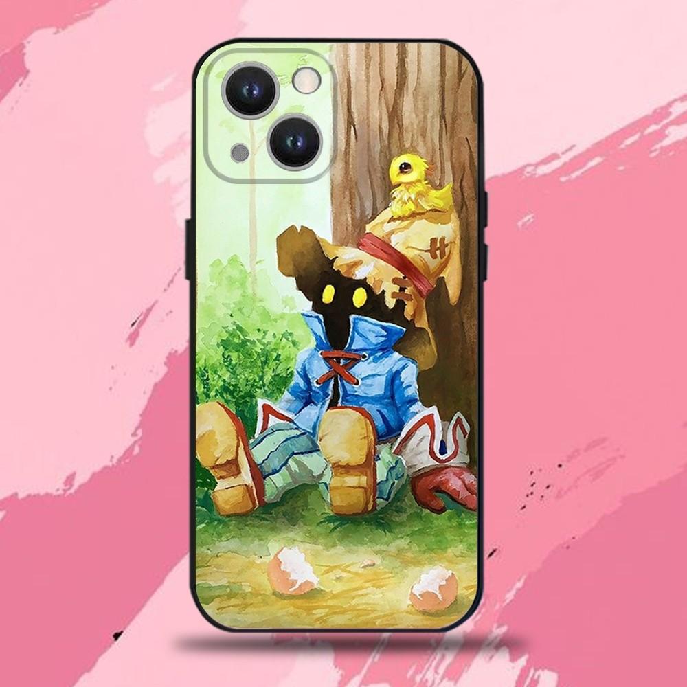 M-Moogle Final F-Fantasy Phone Case For iPhone 16,15,14,13,12,11 Plus,Pro Max,XS,X,XR,SE,Mini,8,7,Soft Silicone Black Cover
