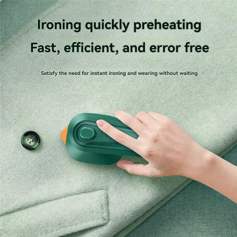 A20F-Mini Portable Handheld Electric Iron Portable Steam Iron Dry And Wet Travel Mini Steam Iron EU Plug