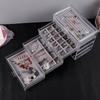 Acrylic Transparent Drawer-Style Cosmetic and Skincare Organizer