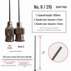 200mm Precision Stainless Steel Dispensing Needle with Pointed and Flat Tips