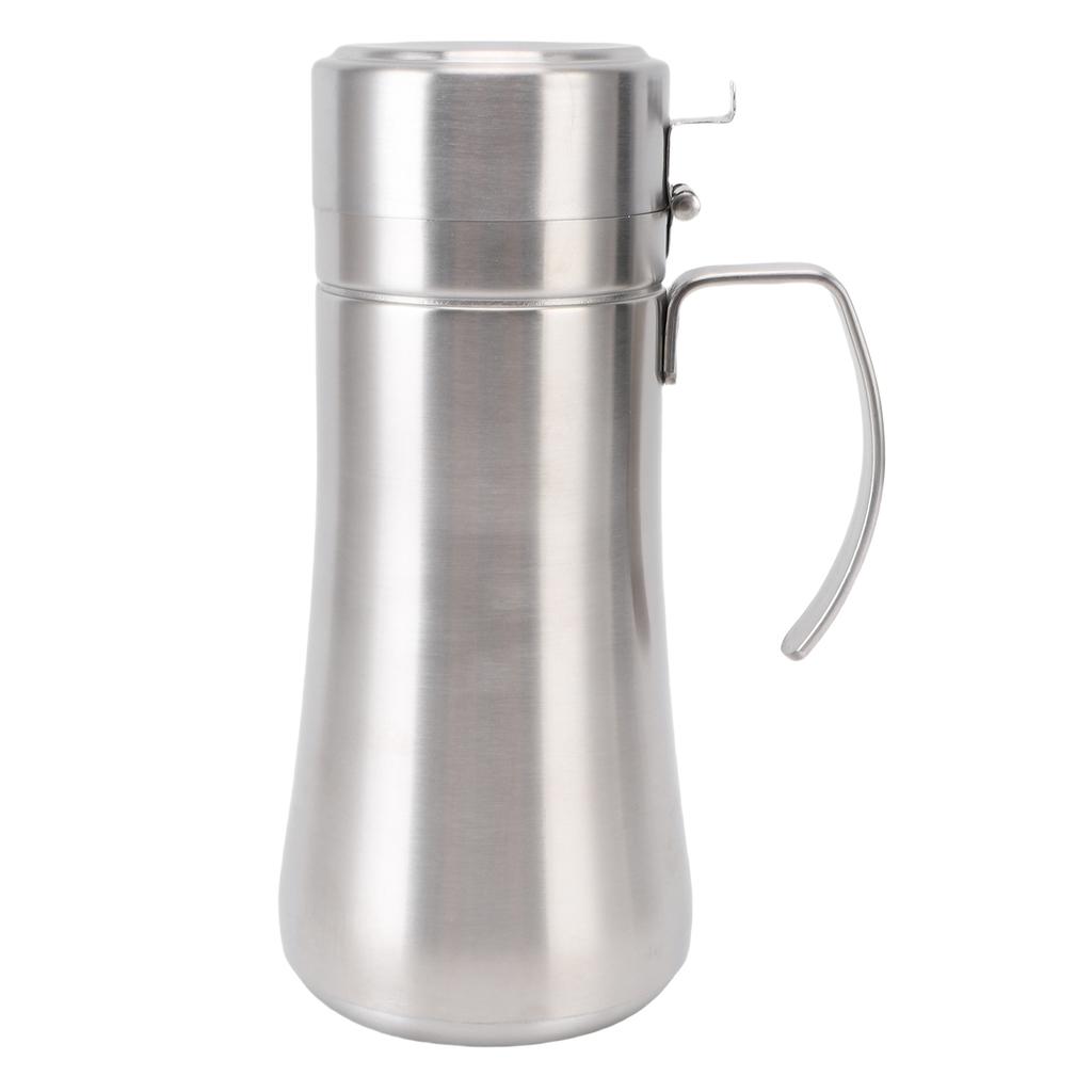 Stainless Steel Olive Oil Dispenser Bottle Vinegar Can Pot Leakproof Oil Container with Lid for Kitchen Cooking BBQ