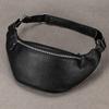 Big Waist Bag Mens Leather Belt Pounch Anti-theft Waist Pack Fanny Pack Bum Bag Belt Waist Pouch Chest Bag For Male Leather Bag