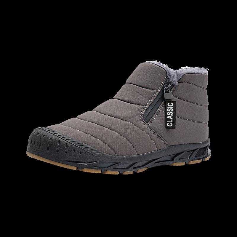 

Зимние ботинки осенне-зимние теплые уличные парные хлопковые туфли повседневные походные хлопковые туфли нескользящие и износостойкие водонепроницаемые бархатные 38