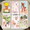 Dog Tarot Deck 78 Cards 10.3*6cm Based On Rider Waite System Cute Canine Watercolor Illustrations - Unique Dog Lover Gift