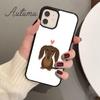 Cartoon Dachshund Sausage Dog Phone Case for iPhone 11 12 13 14 Pro Max Mini X XR XS SE 2020 6 7 8 Plus Galaxy S21 S22 Shell