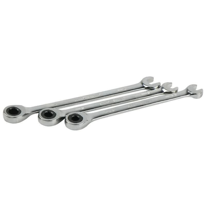 SATA 43206 Fully Polished Combination Ratchet Wrench