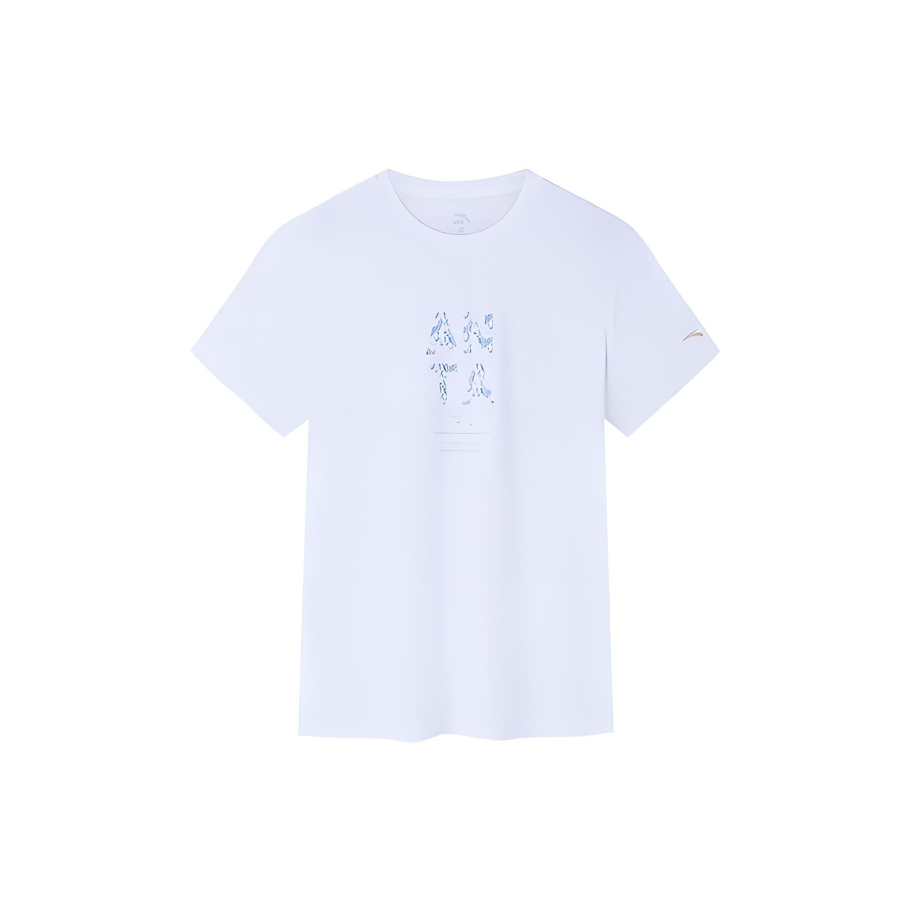 

Anta Футболка с коротким рукавом и логотипом Training Series, свободная, с круглым вырезом, чисто-белая 162337139-3 M