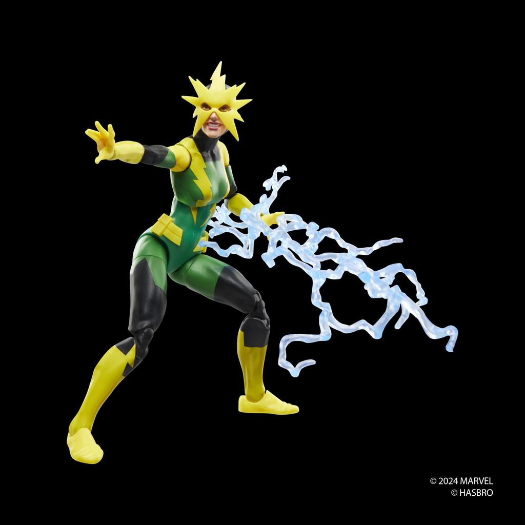Marvel Legends Series Electro (Francine Frye) Retro Comic Collectible 6-Inch Scale Action Figure