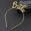 Bride To Be Bridesmaid Tiara Crown Headband Bachelorette Hen Party Couple Wedding Bridal Shower Girls Night Gift Decoration