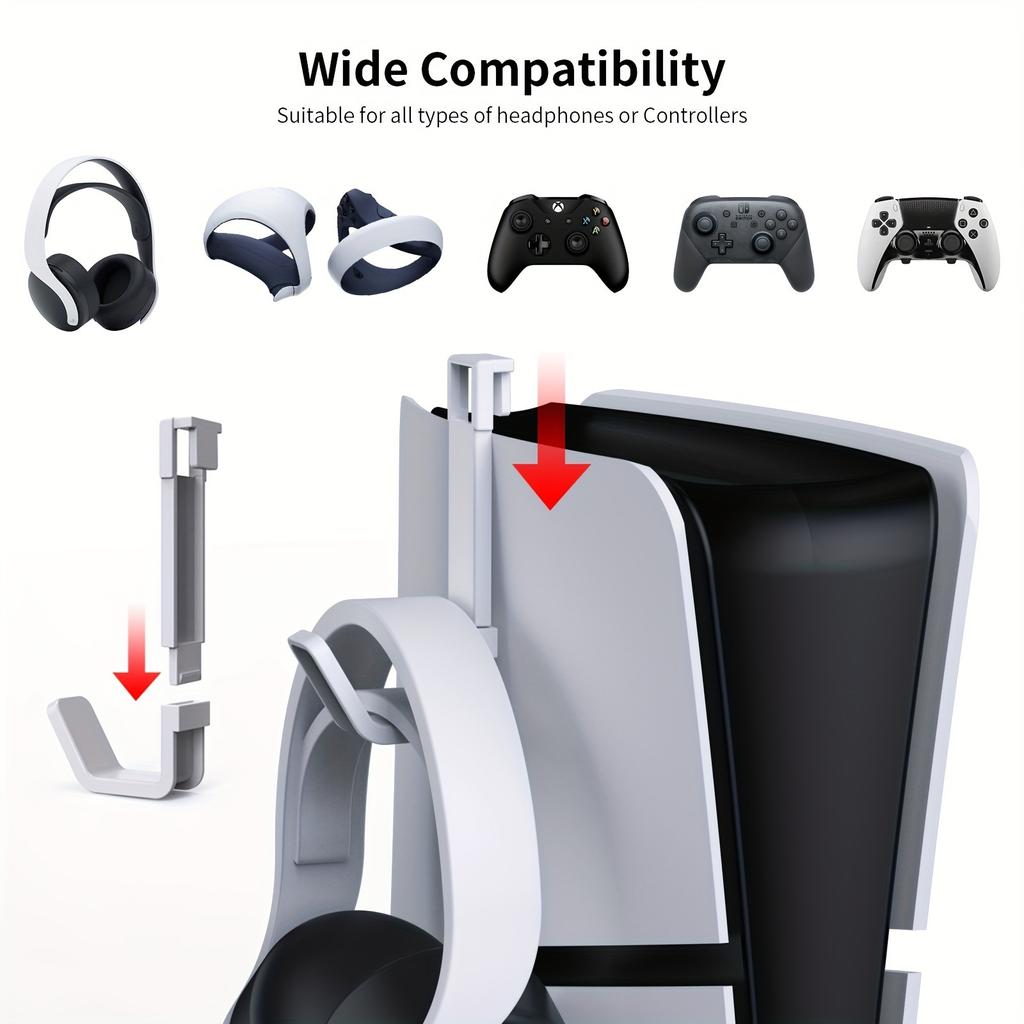 Colorful Luminous Bracket for PS5 Slim Game Console, Optical Version Digital Version Base Bracket for PS5 Slim Game Console