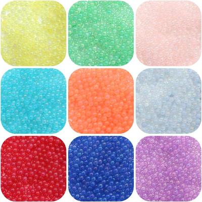 Perline di Rocaille in Vetro Colorato Rivestito Non Poroso di Grado A da 450G Bracciale Collana Fai da Te Per Accessori per la Creazione di Gioielli