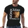 Lion of Judah T Shirt Christian Shirt TShirt Casual Fashion Short Sleeve Cotton TShirt