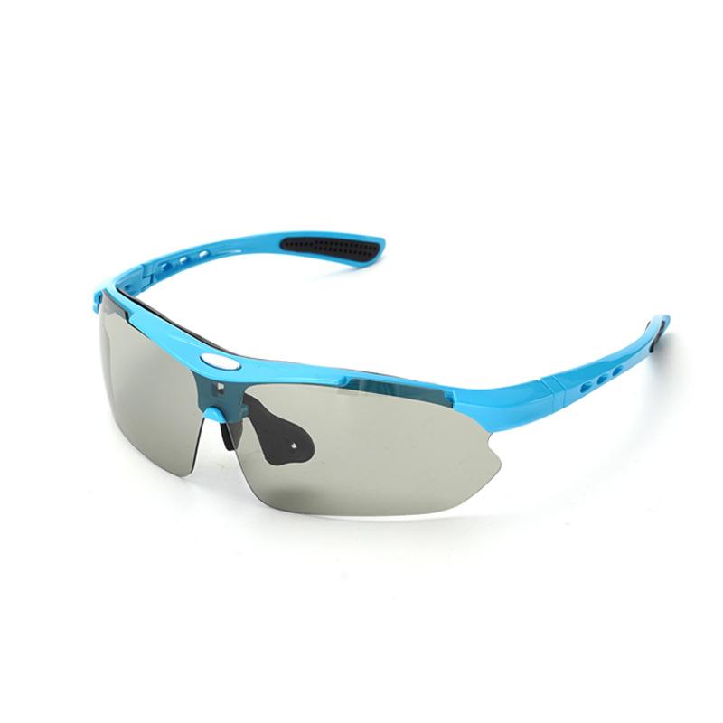 Cycling Polarized Outdoor Running Glasses Bicycle Color Changing Sports Goggles Fishing Mountaineering