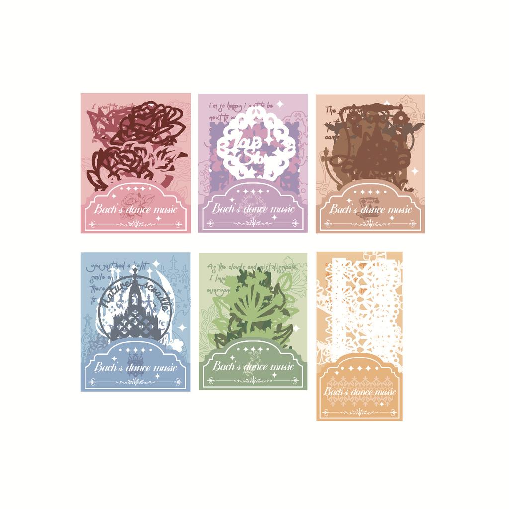 10 pcs Vintage Hollow out Patterns Decorative paper for DIY Hand Account Diary Scrapbooking Collage material Paper