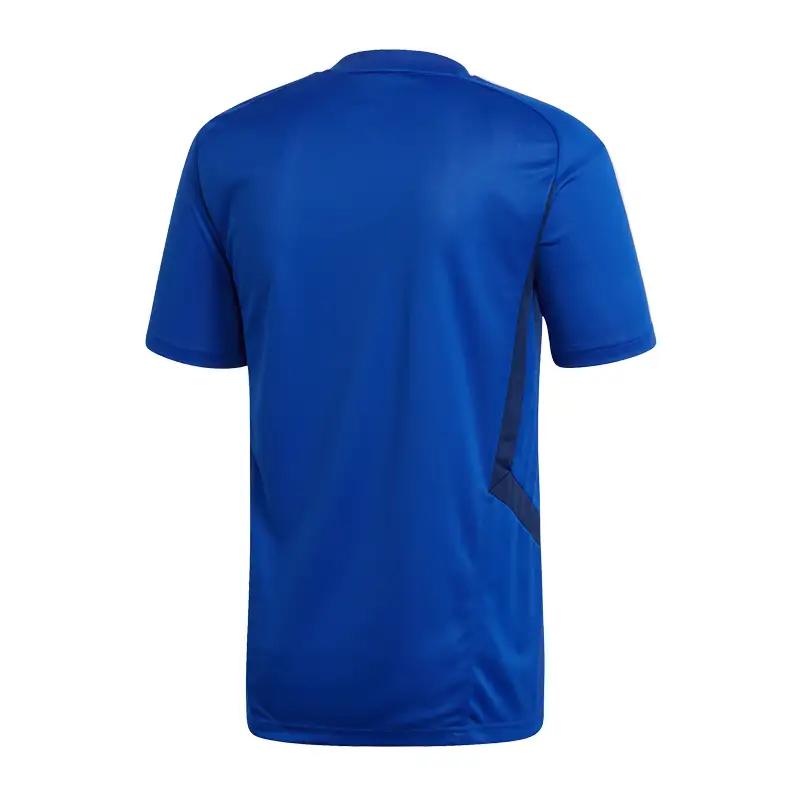 Adidas Tiro 19 Logo Pullover Comfortable Short Sleeve T-Shirt Men Tops Blue DT5285